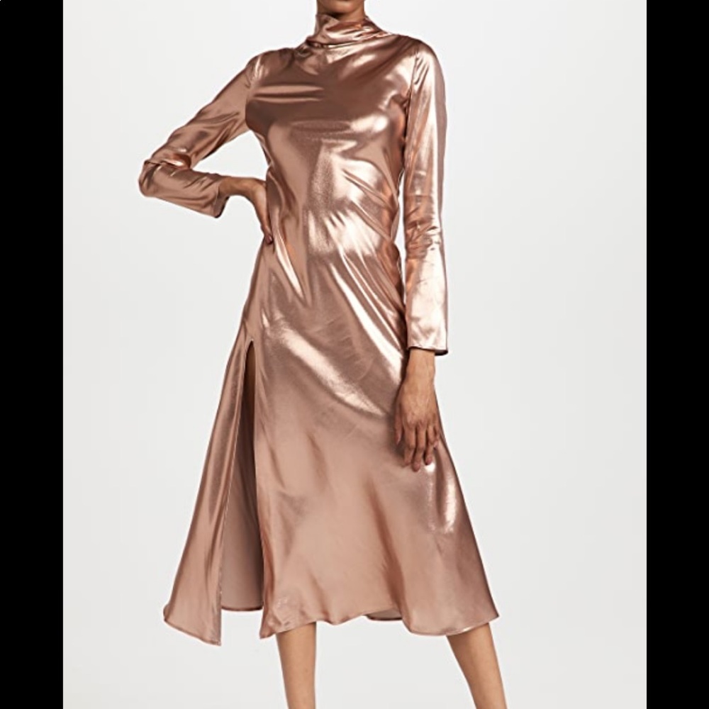 Lapointe metallic midi dress, size 4, never worn
